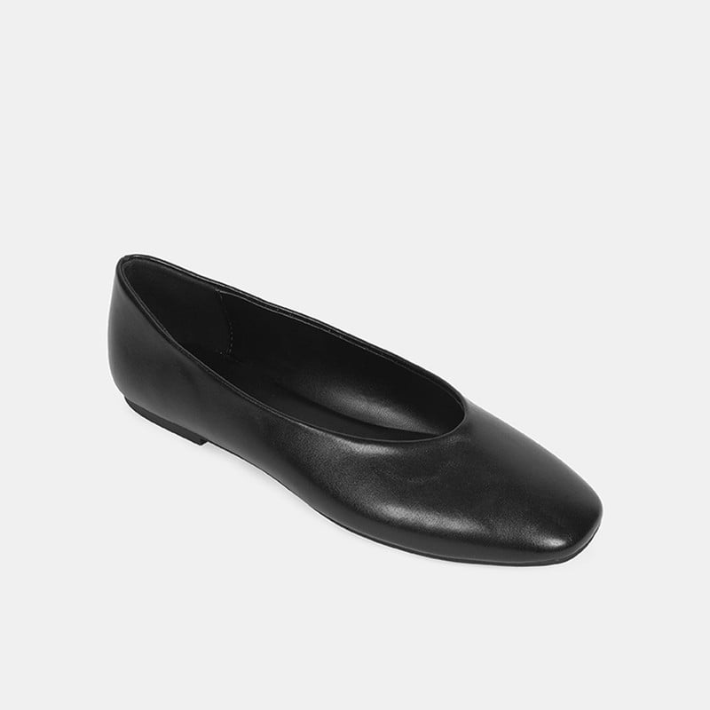 BALLERINAS CASUALES MUJER BATA NEGRO - 2
