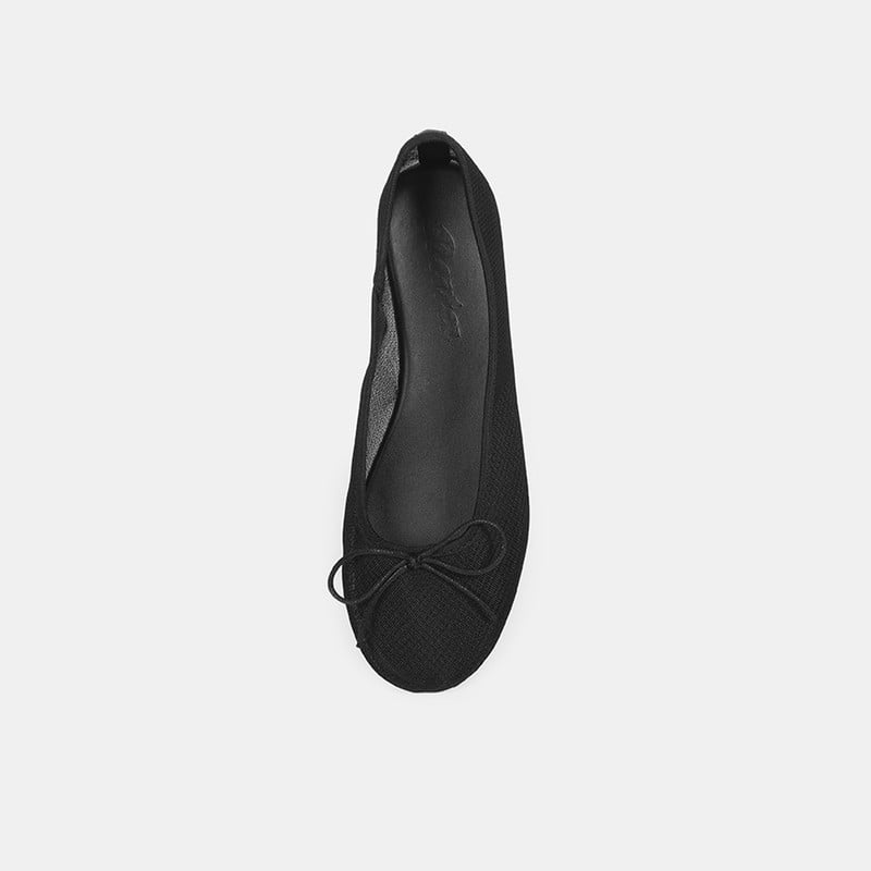BALLERINAS CASUALES MUJER BATA NEGRO - 4