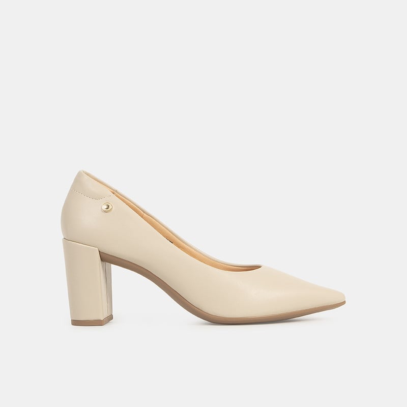 ZAPATOS DE VESTIR MUJER BATA BEIGE - 1