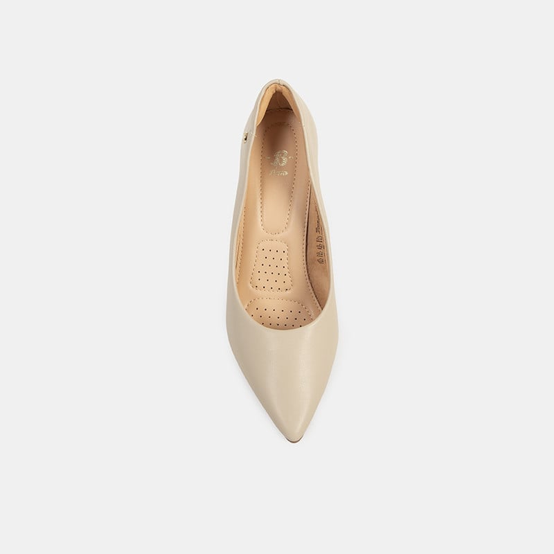 ZAPATOS DE VESTIR MUJER BATA BEIGE - 4
