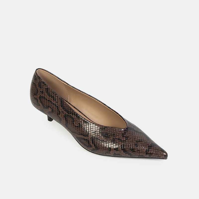 ZAPATOS DE VESTIR MUJER BATA MARRÓN - 2