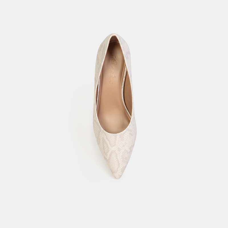 ZAPATOS DE VESTIR MUJER BATA BLANCO - 4