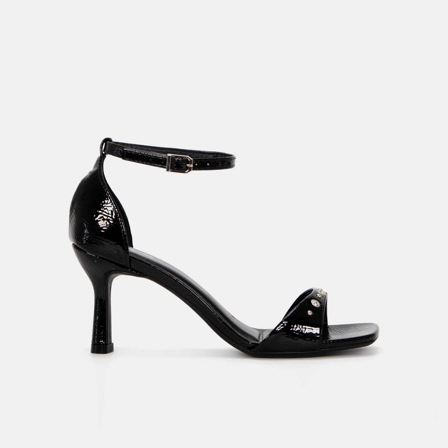 SANDALIAS CASUALES MUJER BATA NEGRO - 1