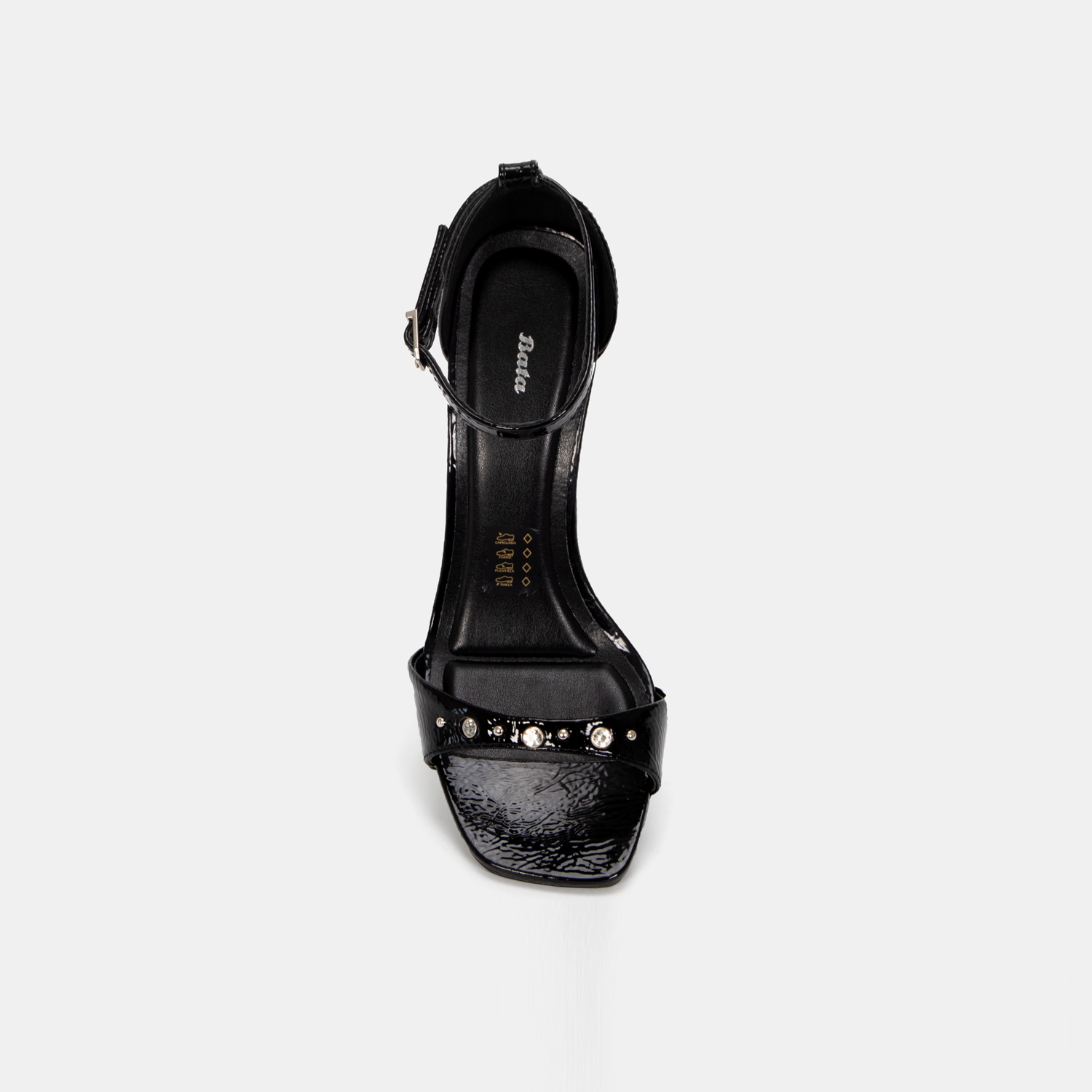 SANDALIAS CASUALES MUJER BATA NEGRO - 5