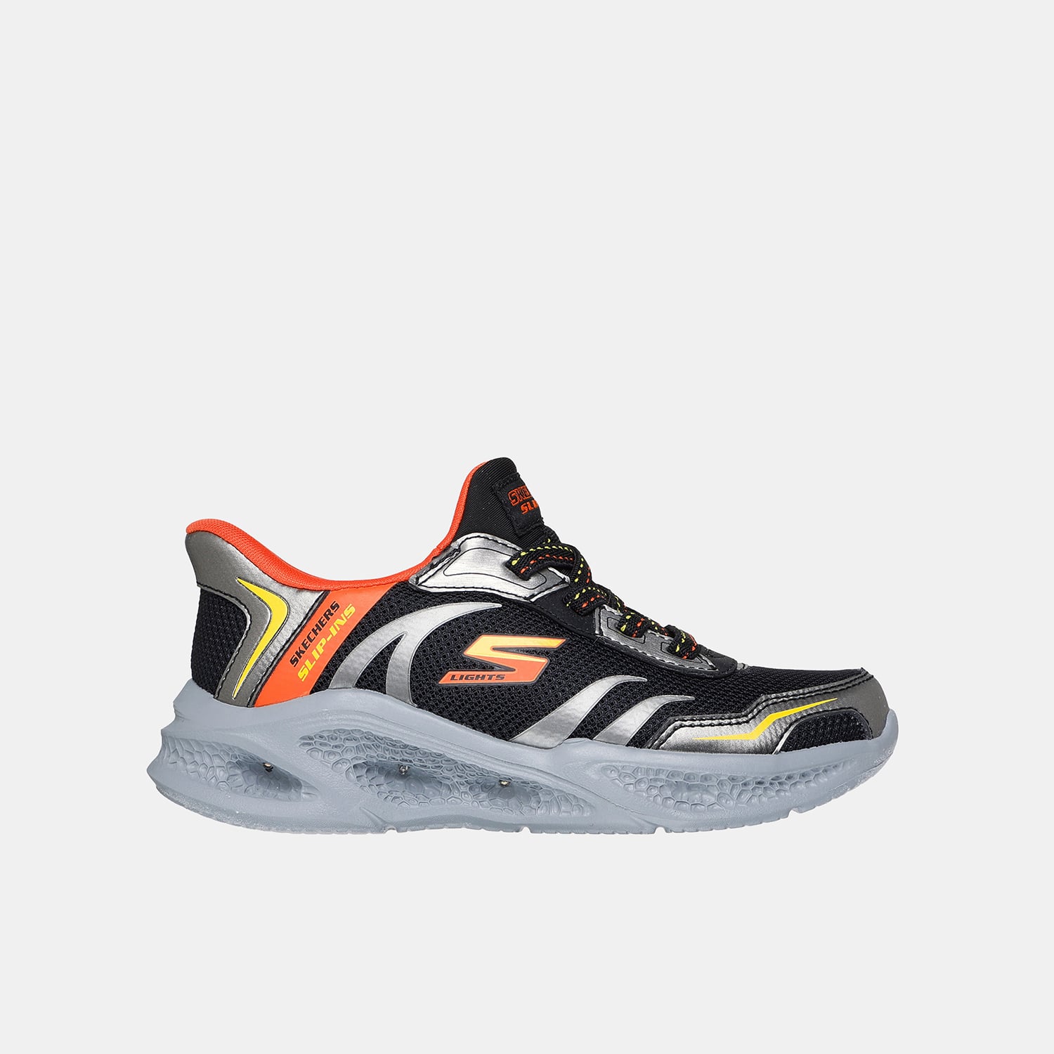 ZAPATILLAS CASUALES NIÑO SKECHERS NEGRO - 1