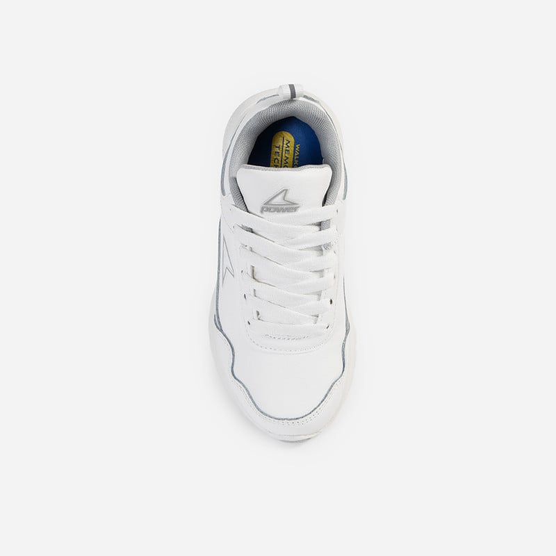 ZAPATILLAS ESCOLARES UNISEX POWER BLANCO - 4