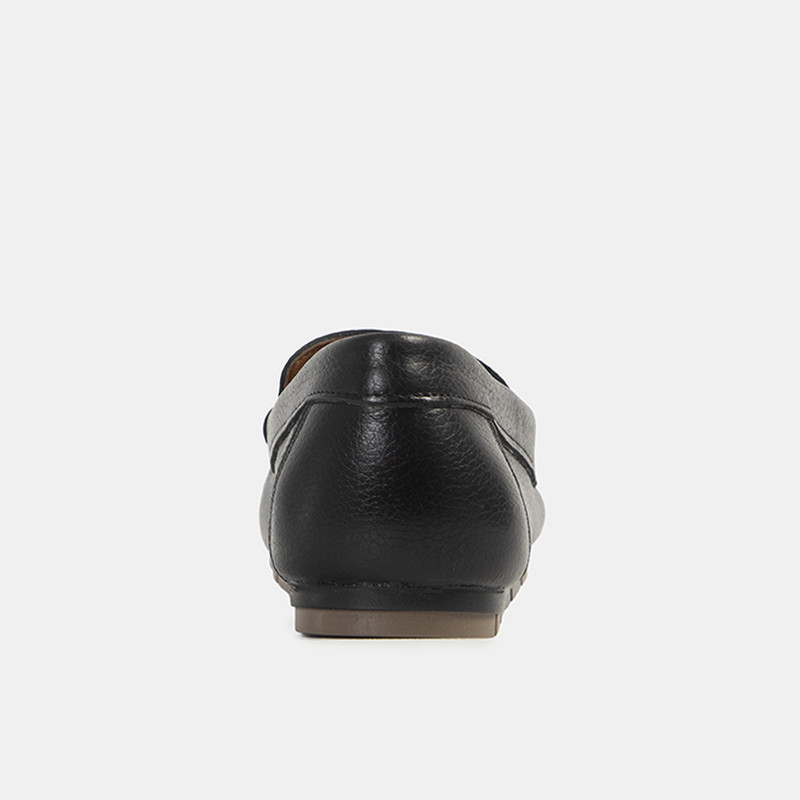 MOCASINES CASUALES MUJER BATA NEGRO - 3