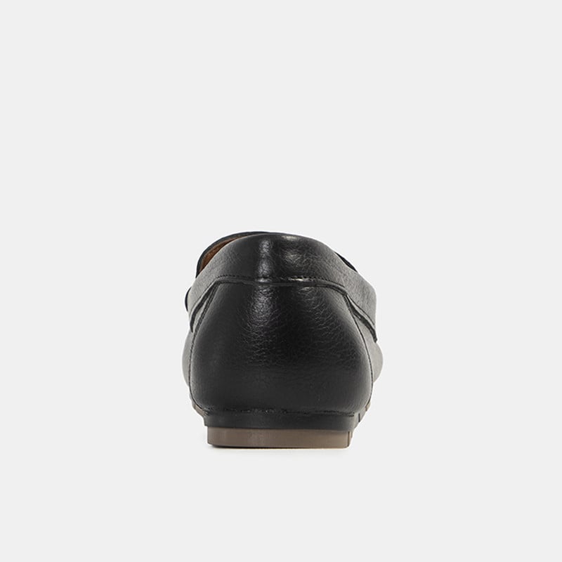 MOCASINES CASUALES MUJER BATA NEGRO - 3