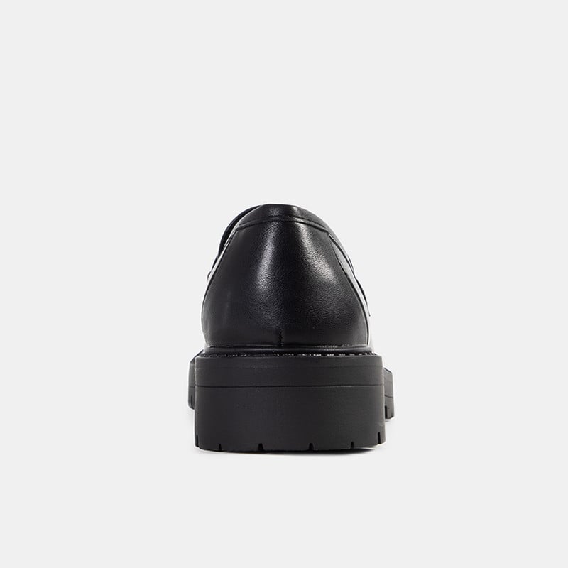 MOCASINES CASUALES MUJER BATA NEGRO - 3