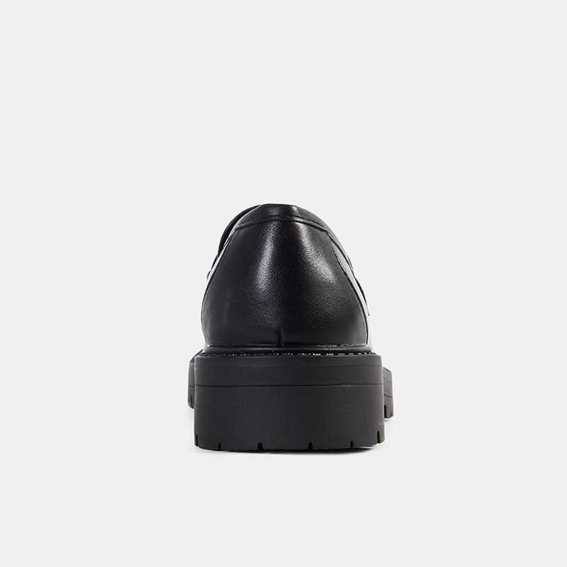 MOCASINES CASUALES MUJER BATA NEGRO - 3