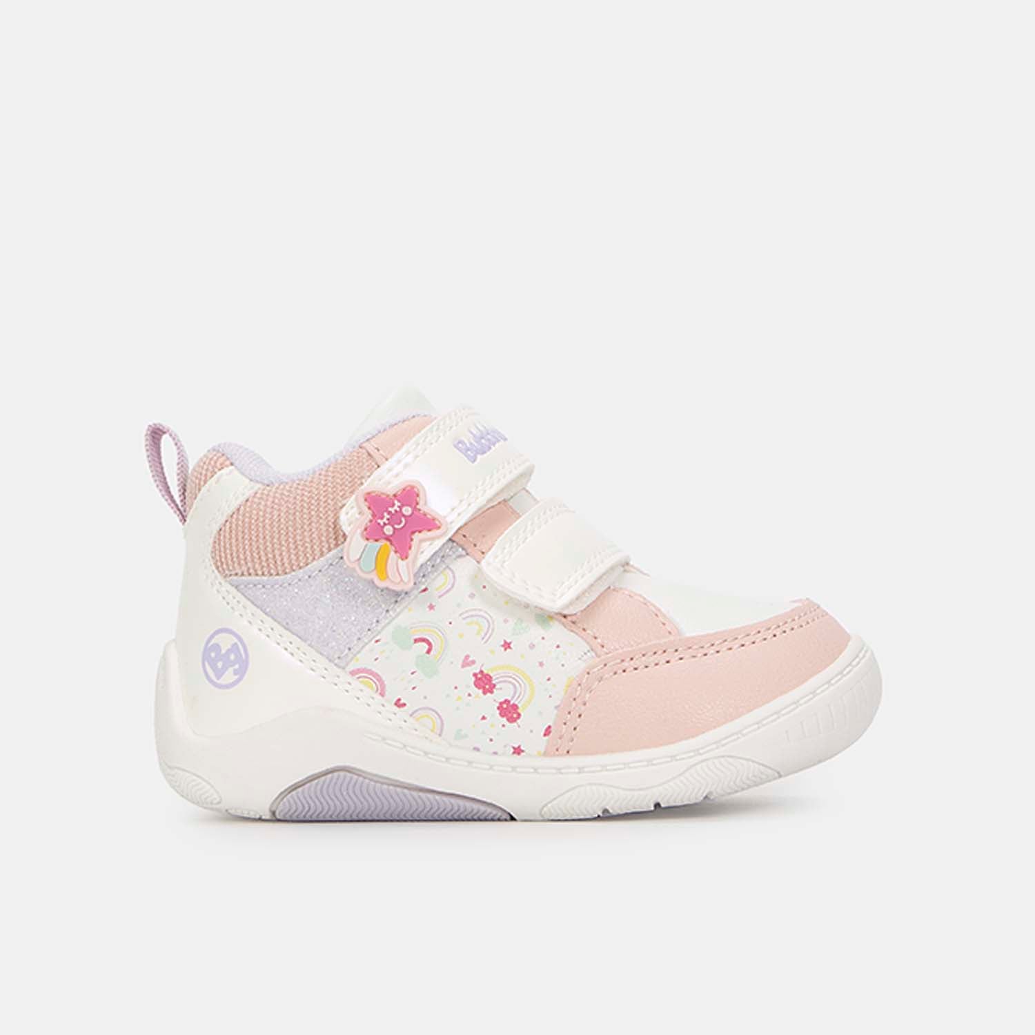 BOTINES CASUALES NIÑA BUBBLEGUMMERS BLANCO - 1