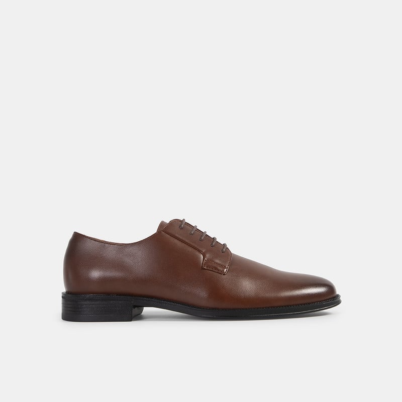 ZAPATOS DE VESTIR HOMBRE BATA MARRÓN - 1
