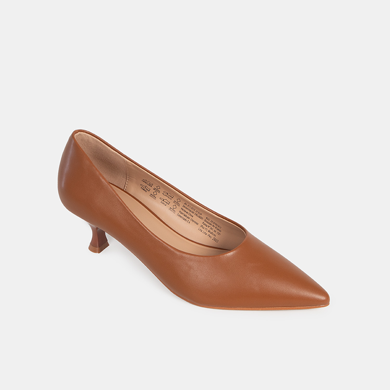 ZAPATOS DE VESTIR MUJER BATA MARRÓN - 2