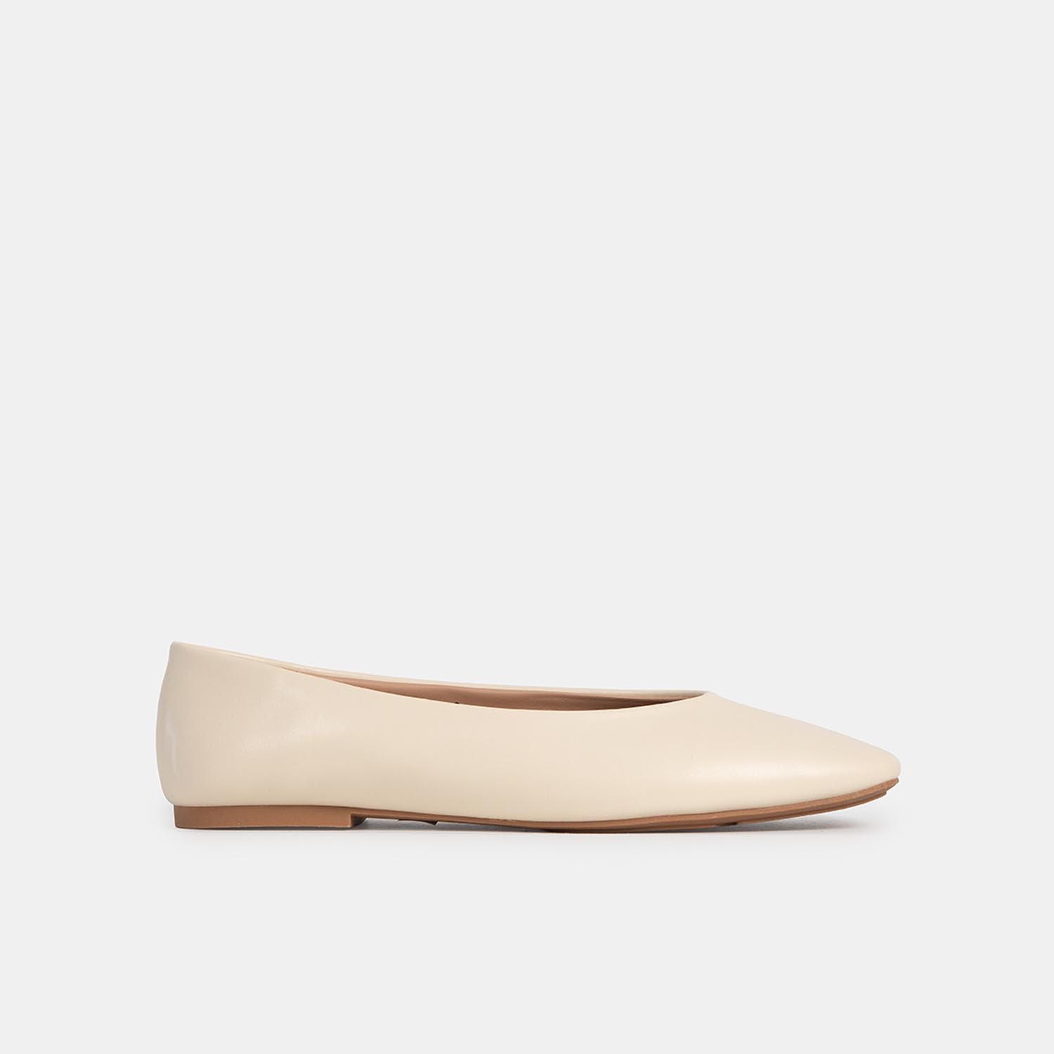 BALLERINAS CASUALES MUJER BATA BLANCO - 1