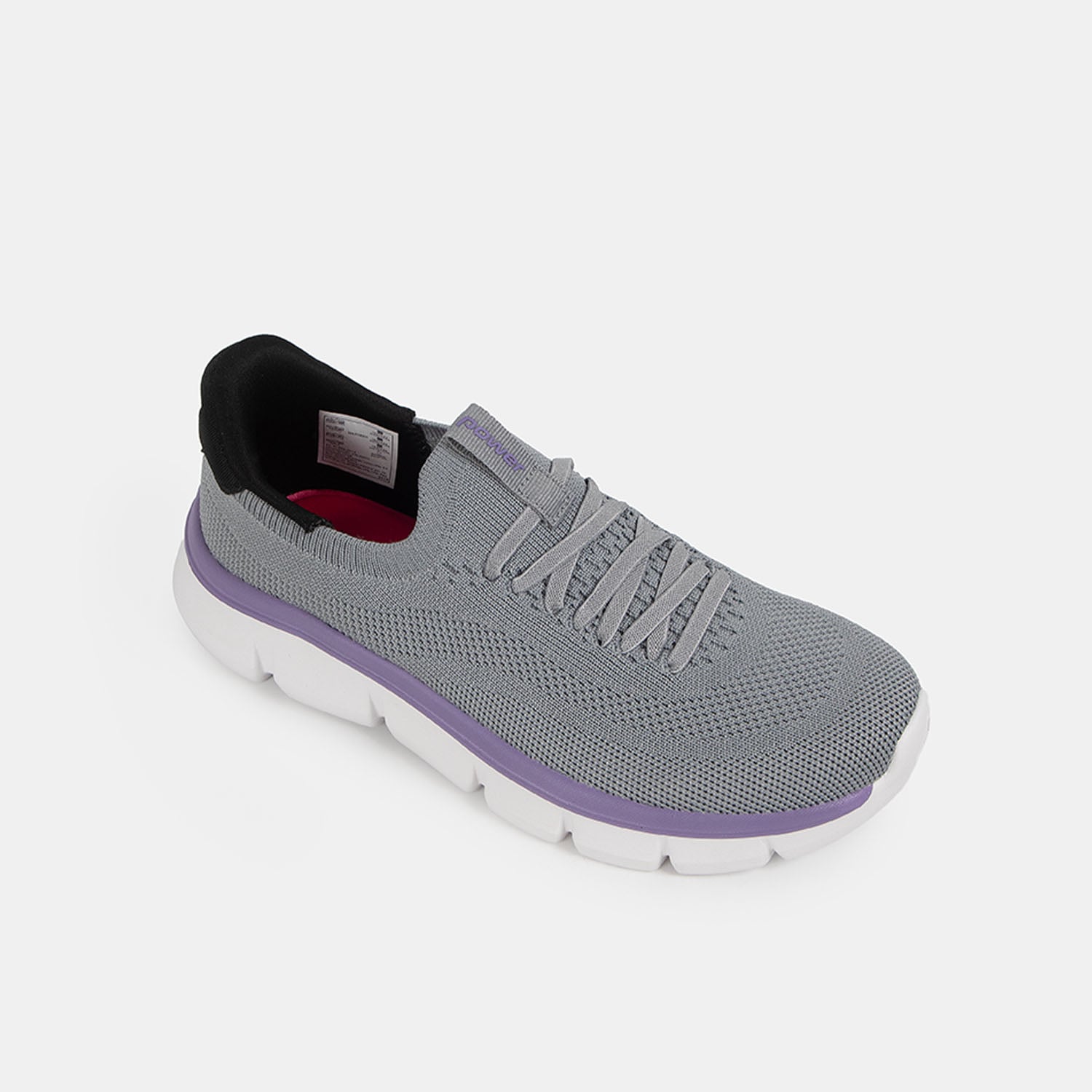ZAPATILLAS DEPORTIVAS MUJER POWER GRIS - 2
