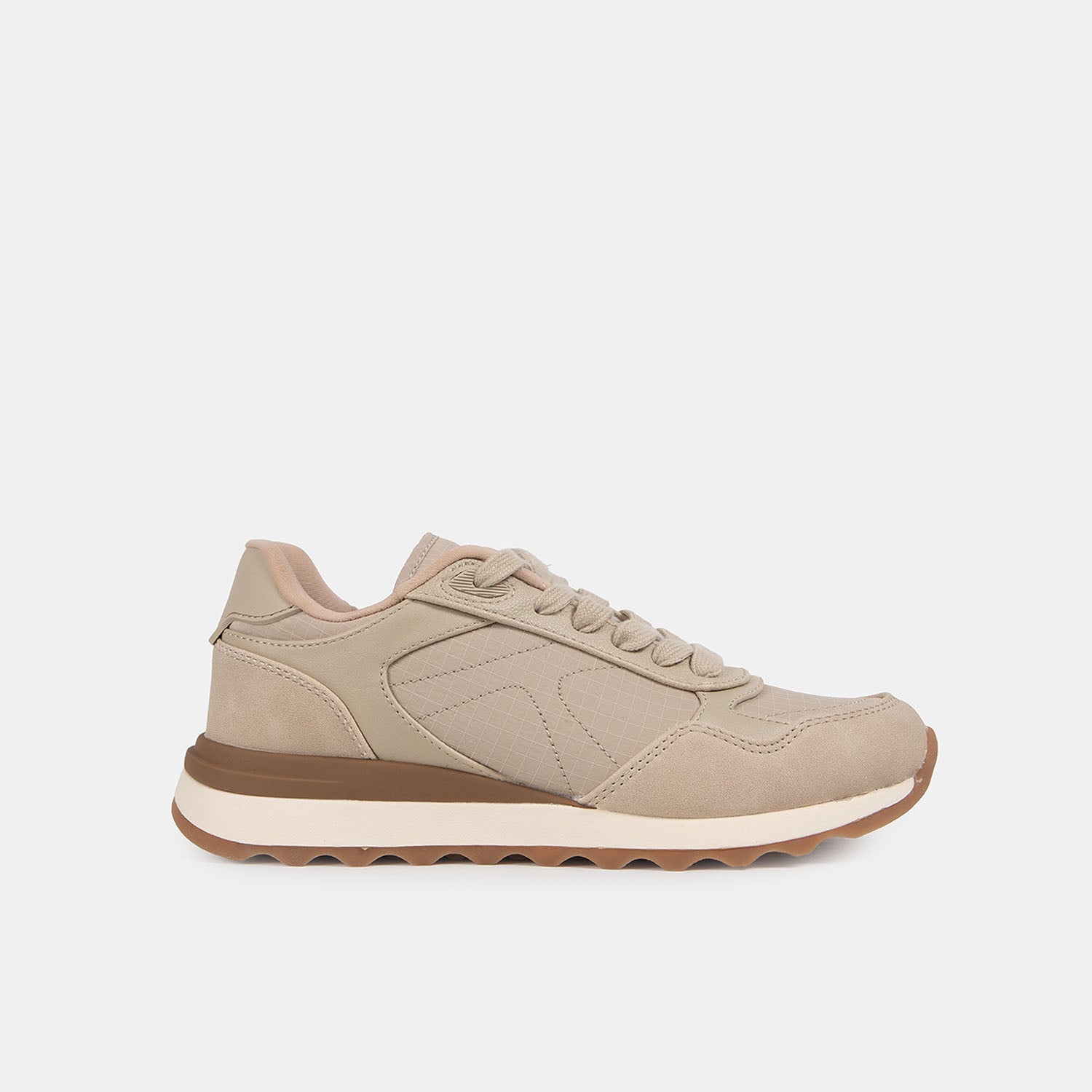 ZAPATILLAS CASUALES MUJER BATA BEIGE - 1