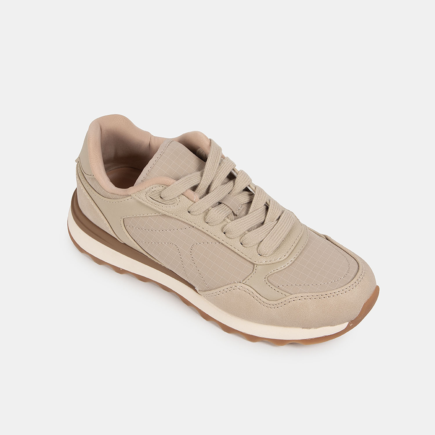 ZAPATILLAS CASUALES MUJER BATA BEIGE - 2