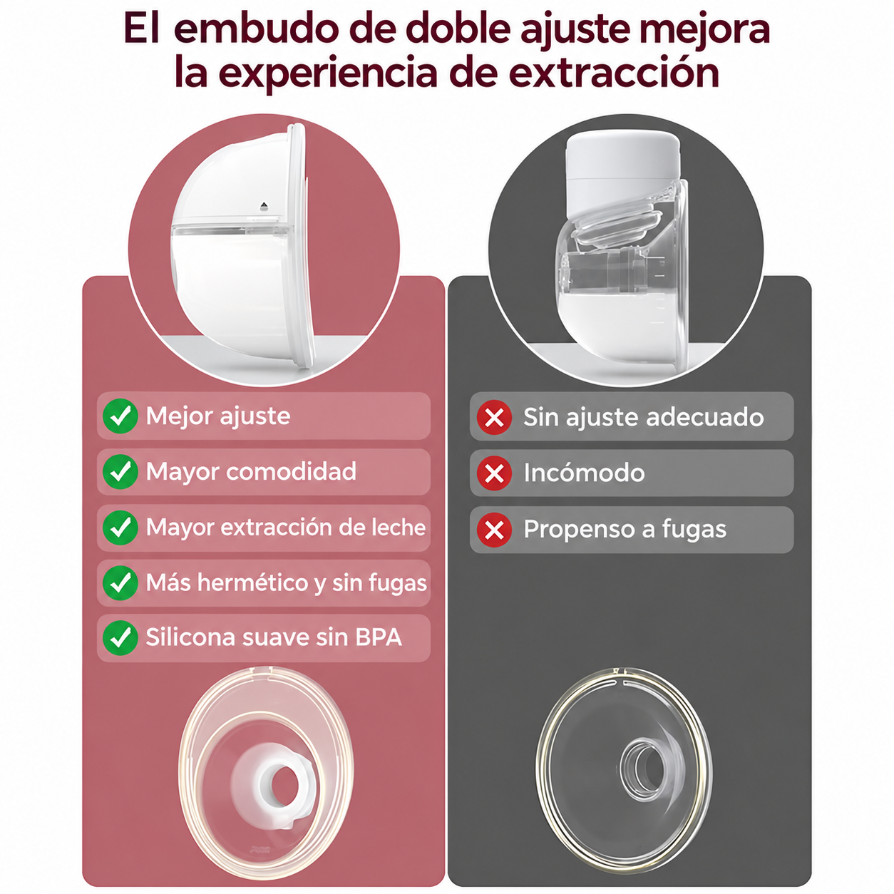 EXTRACTOR LECHE TECH CARE M5 MOMCOZY DOBLE MANOS LIBRES - 4