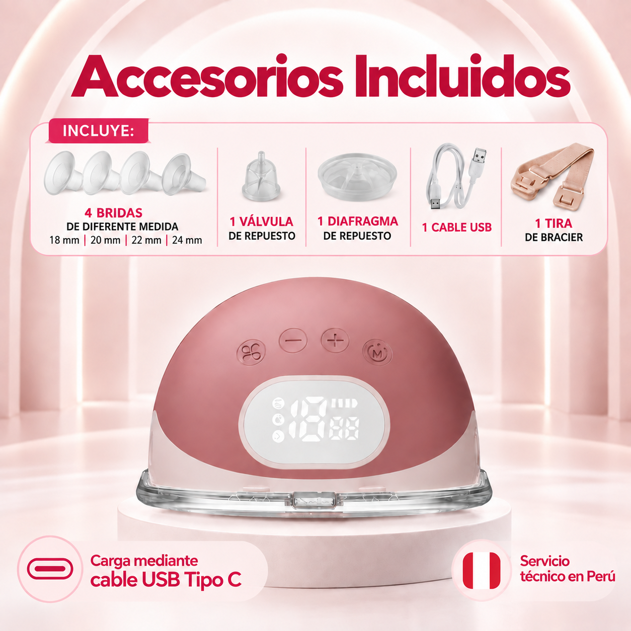 EXTRACTOR DE LECHE MATERNO PORTÁTIL S22 - 2