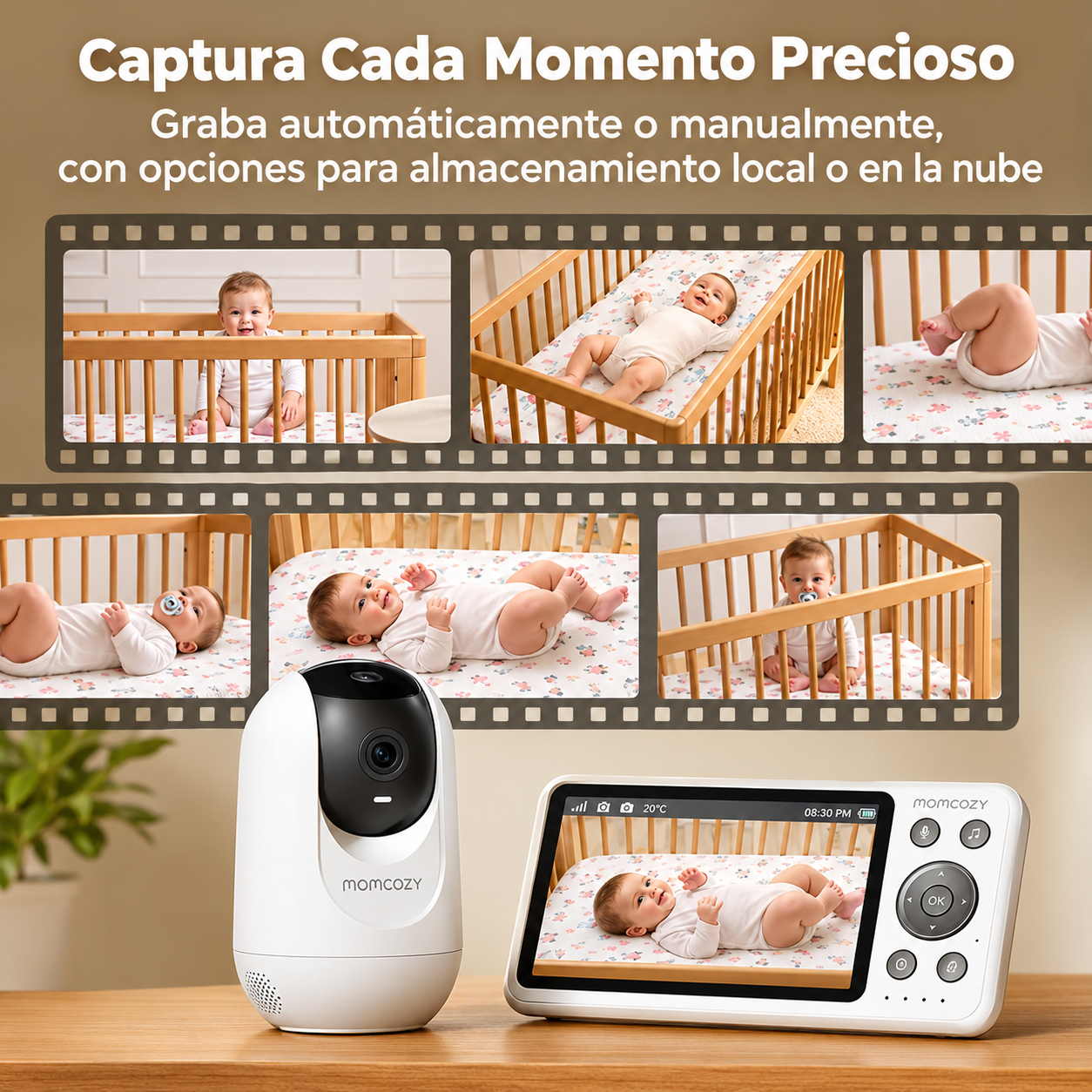 MONITOR DE BEBE MOMCOZY BM04 - 3