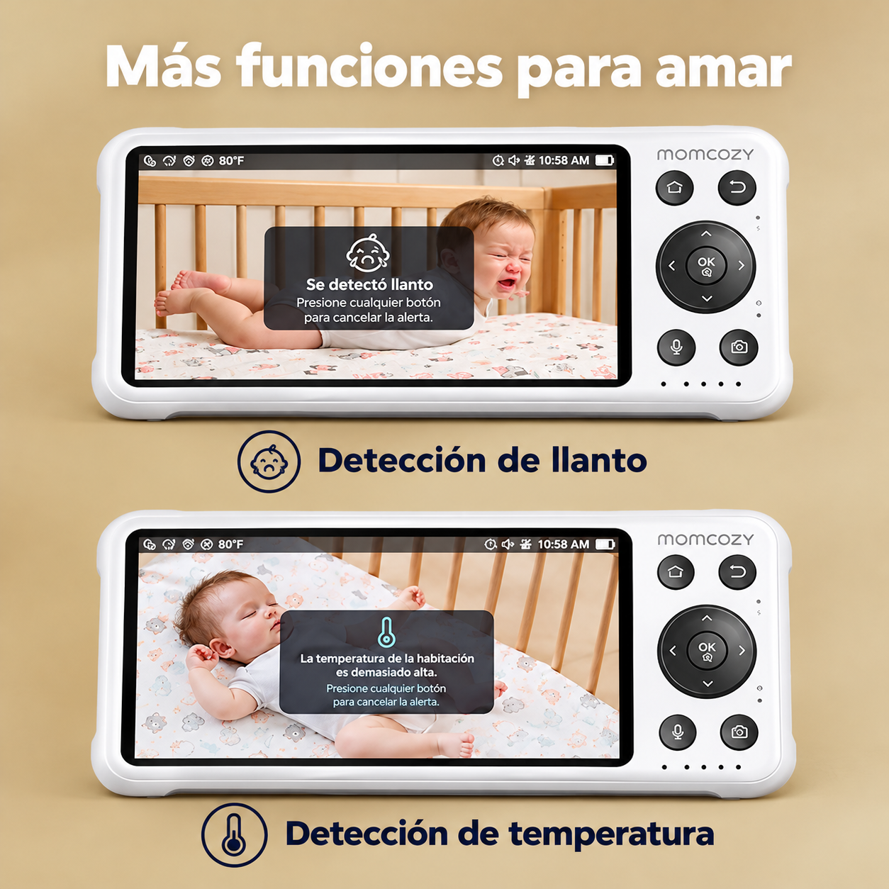 MONITOR DE BEBE MOMCOZY BM04 - 4