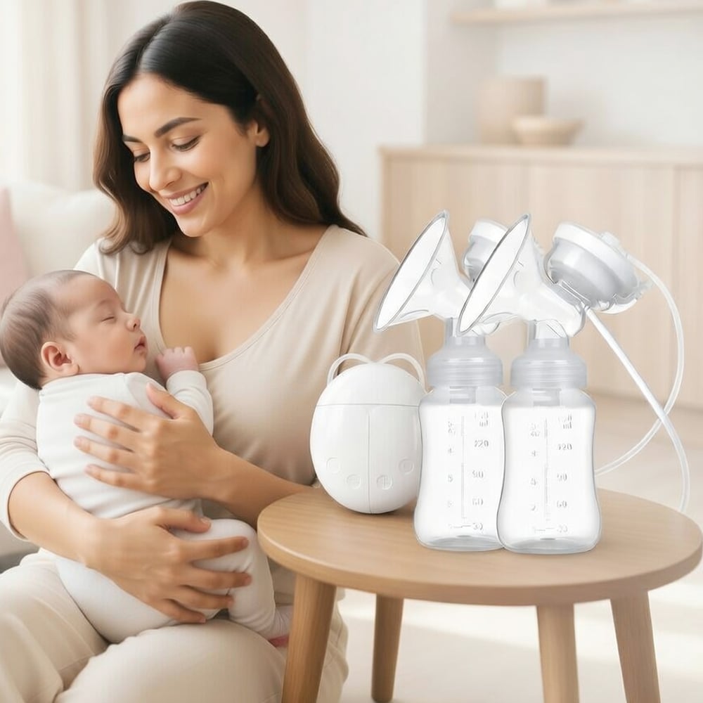 EXTRACTOR LECHE MATERNA TECH CARE DOBLE BPA FREE - 1