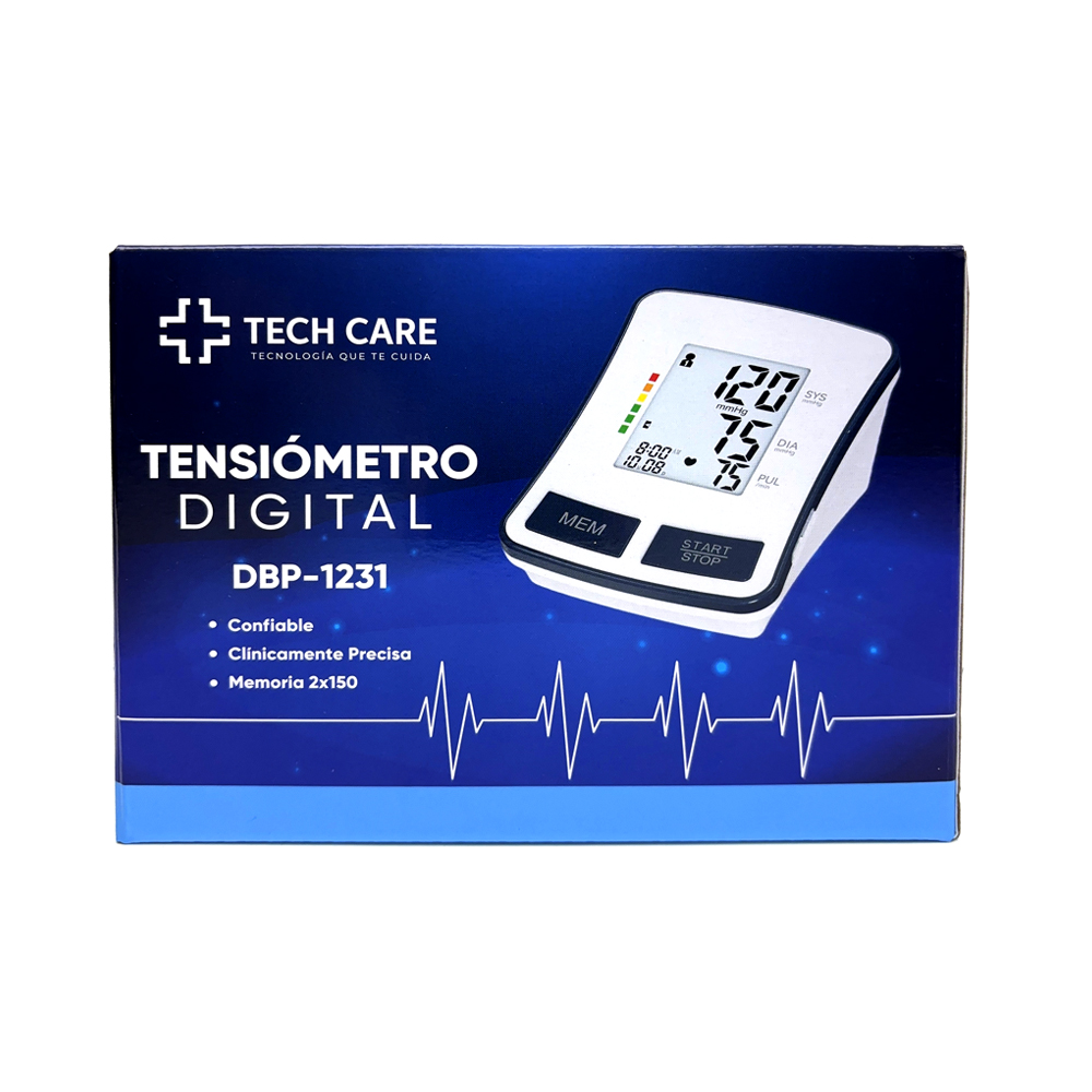 TENSIÓMETRO DE BRAZO DIGITAL TECH CARE - 4