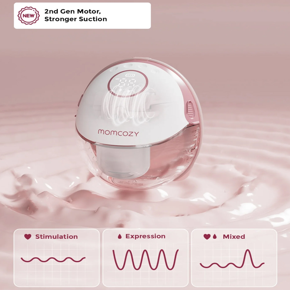 EXTRACTOR DE LECHE MOMCOZY M6 DOBLE - 5