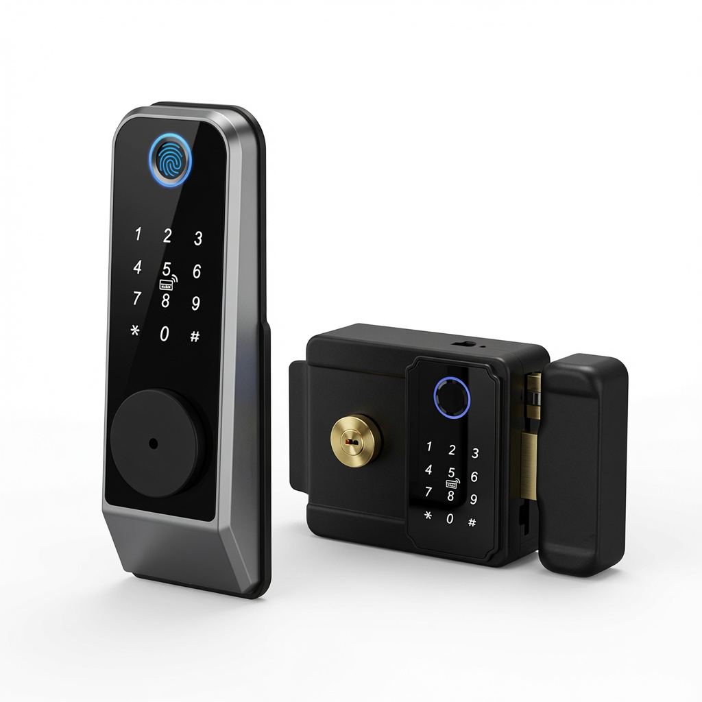 CERRADURA DIGITAL INTELIGENTE K20 DOBLE SEGURIDAD - 3