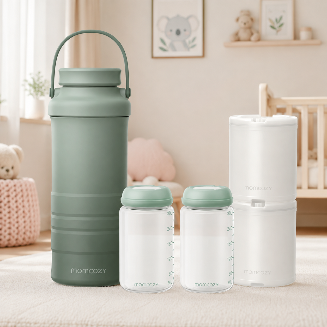 COOLER PORTÁTIL DE LECHE MATERNA MOMCOZY - 1