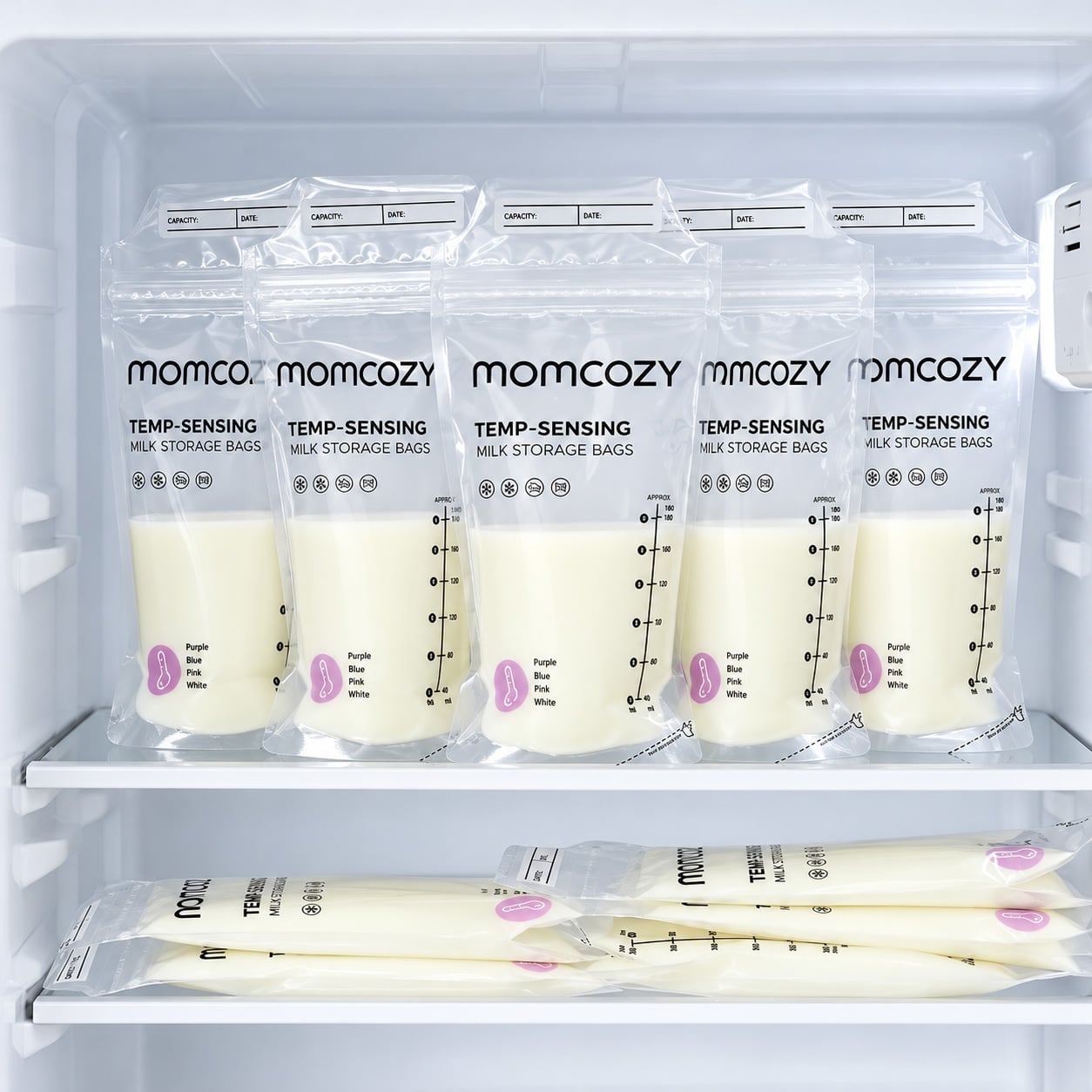 CAJA DE 60 BOLSAS RECOLECTORAS DE LECHE MOMCOZY - 7