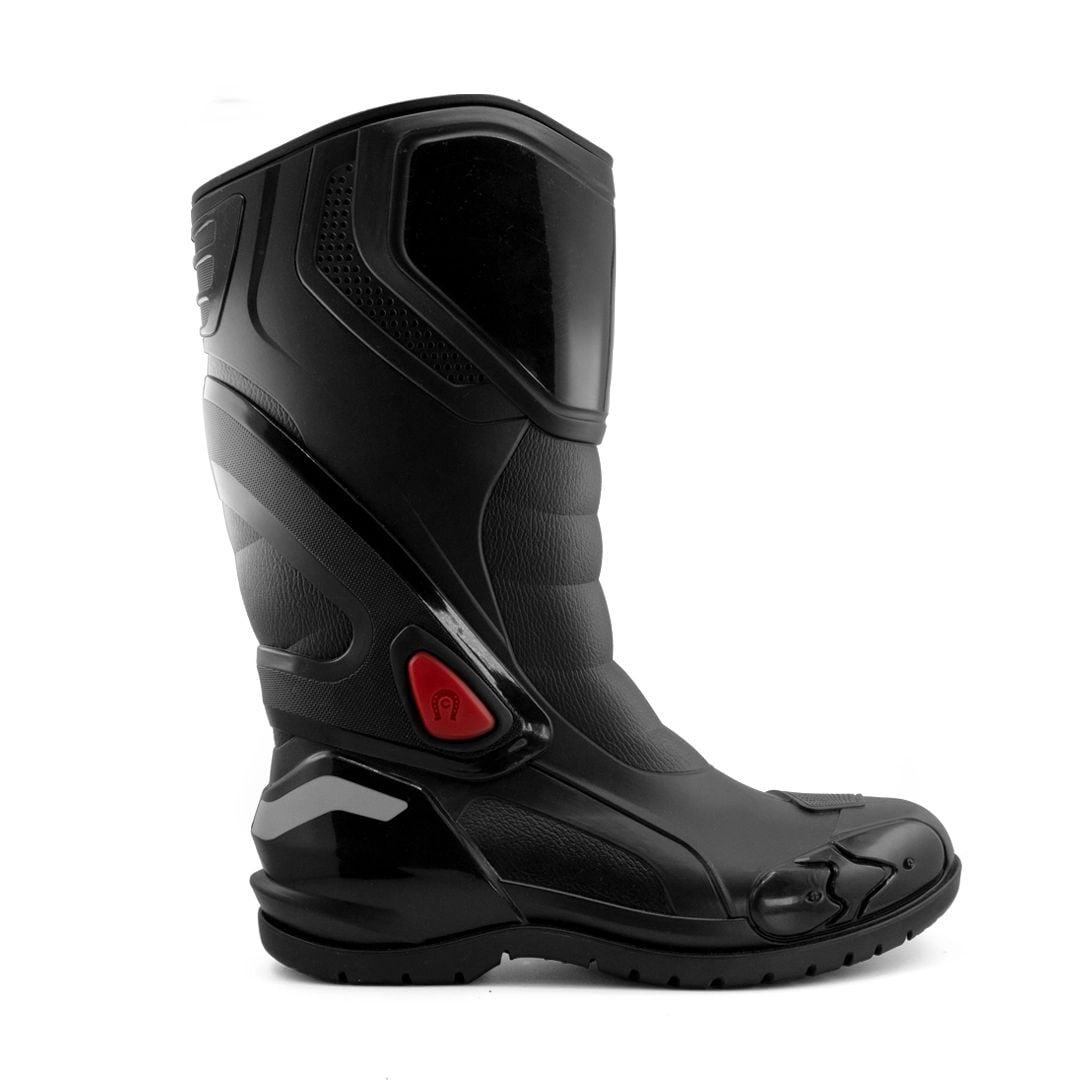 BOTAS UNISEX VENUS NEGRO MOTO RACING - 1