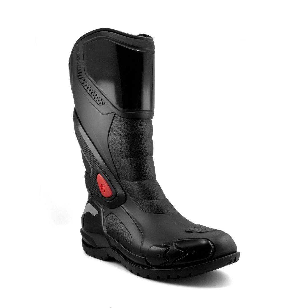 BOTAS UNISEX VENUS NEGRO MOTO RACING - 2