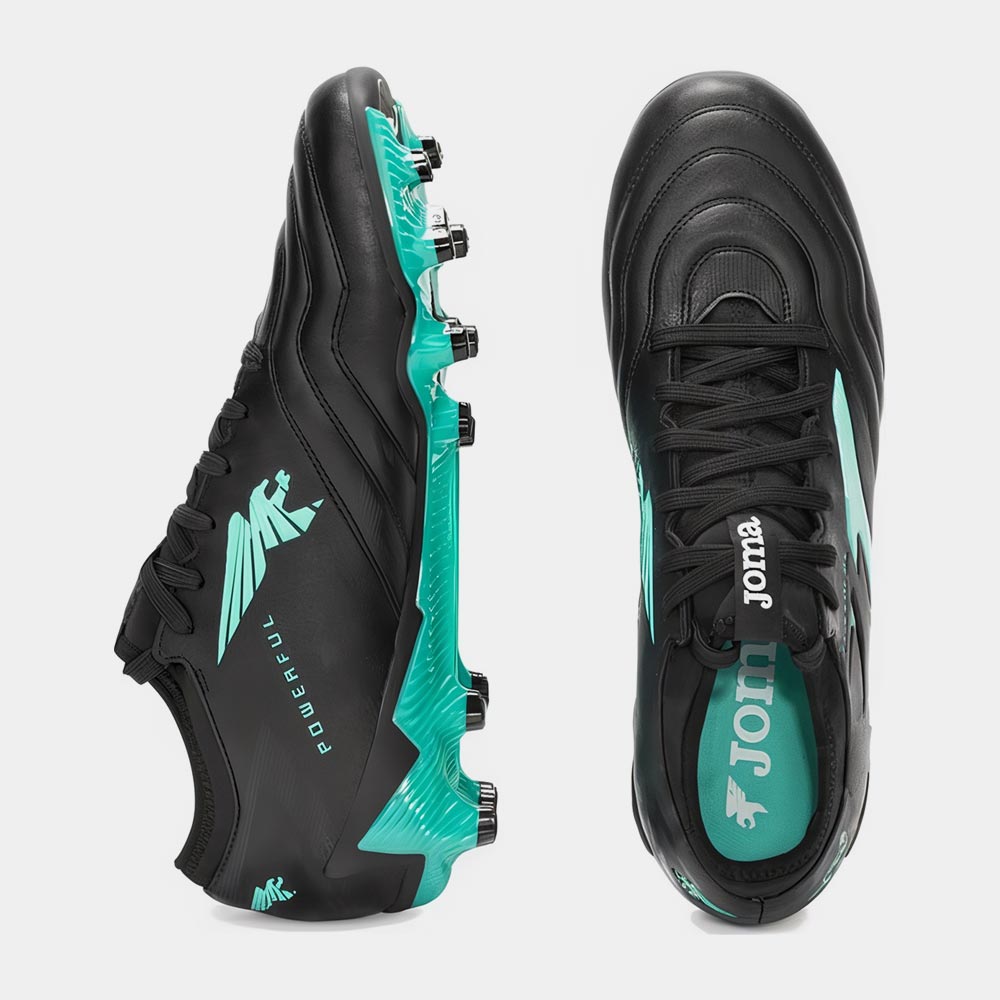 ZAPATILLAS FUTBOL POWERFUL 2501 FG NEGRO - 4