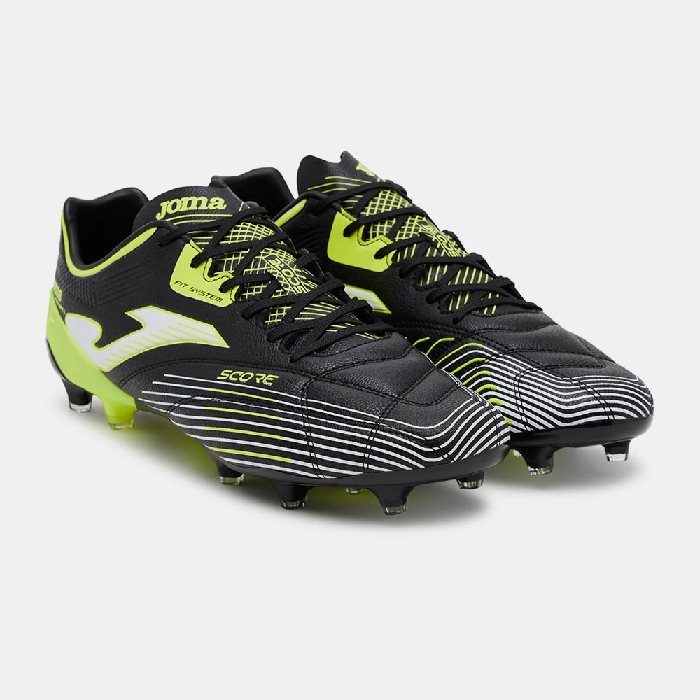 ZAPATILLAS FUTBOL SCORE 2501 FG NEGRO VERDE - 2