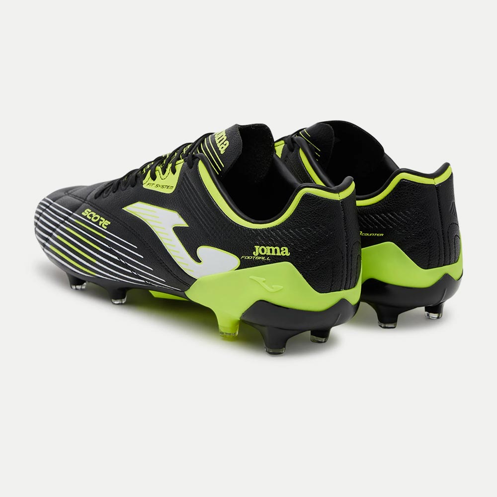 ZAPATILLAS FUTBOL SCORE 2501 FG NEGRO VERDE - 3