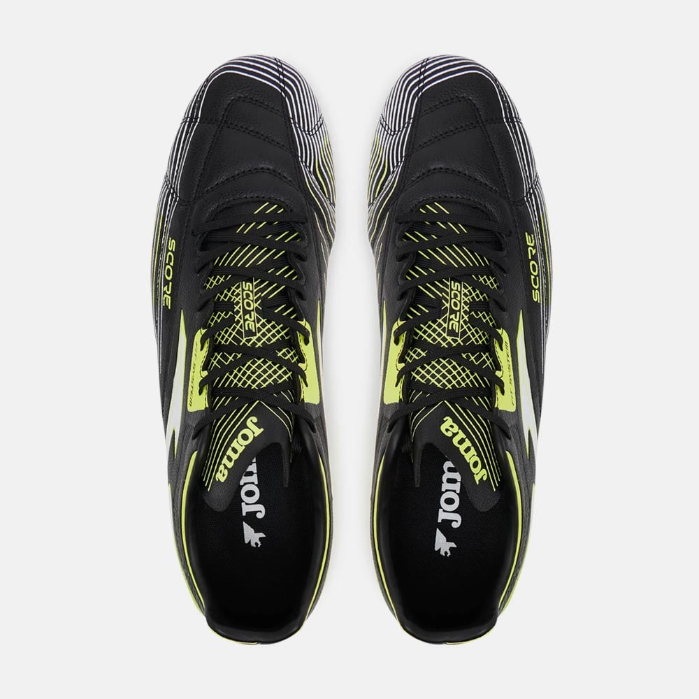 ZAPATILLAS FUTBOL SCORE 2501 FG NEGRO VERDE - 4