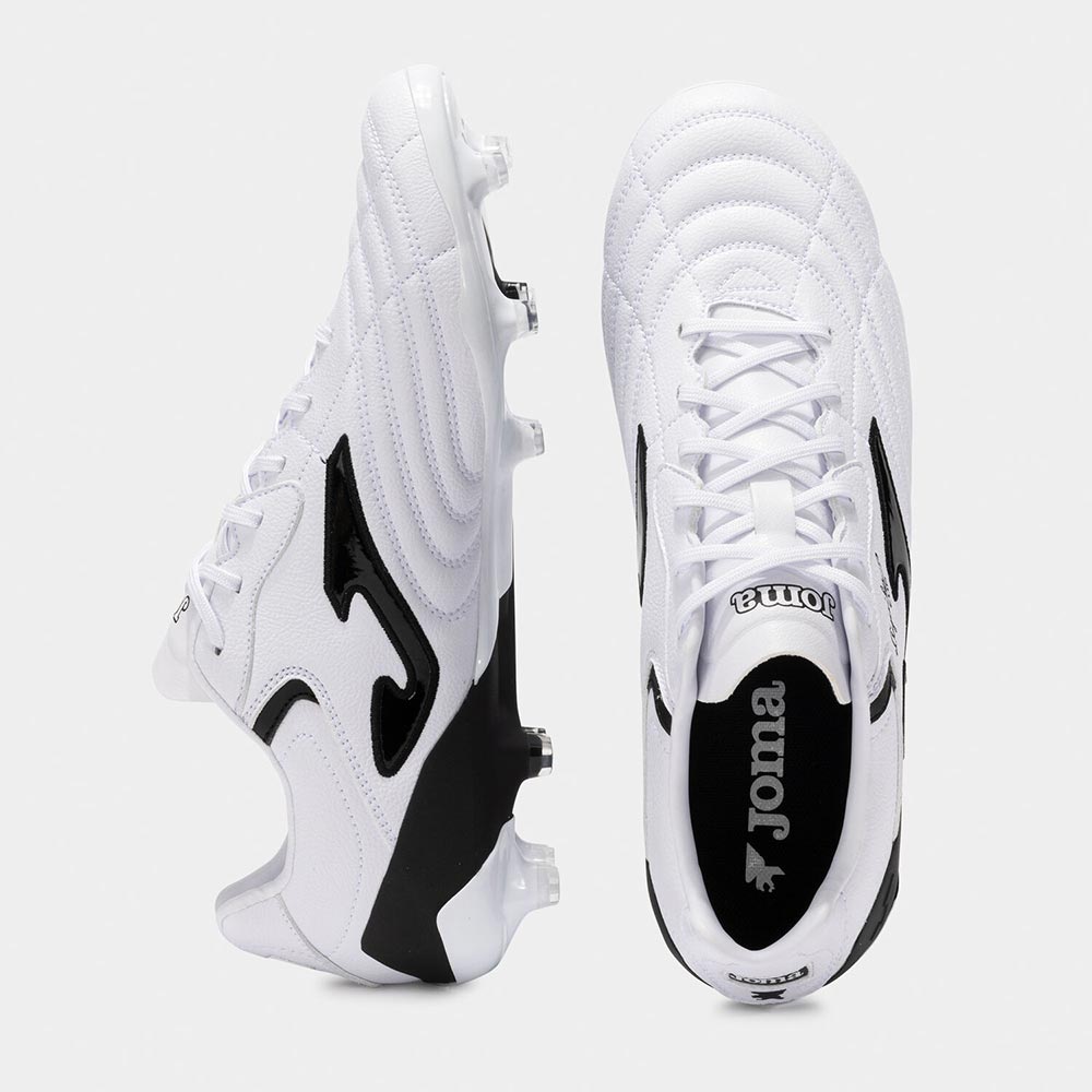 ZAPATILLAS FUTBOL AGUILA CUP 2502 FG BLANCO NEGRO - 4