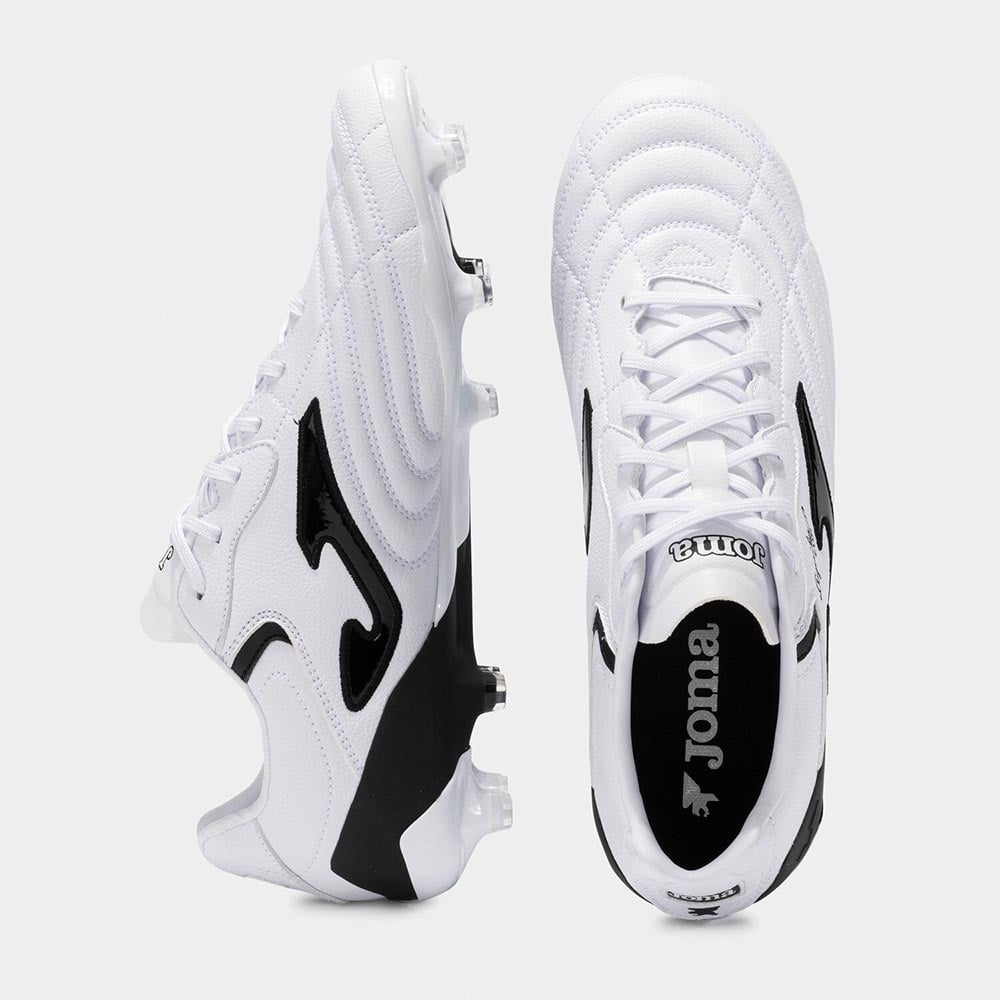 ZAPATILLAS FUTBOL AGUILA CUP 2502 FG BLANCO NEGRO - 4