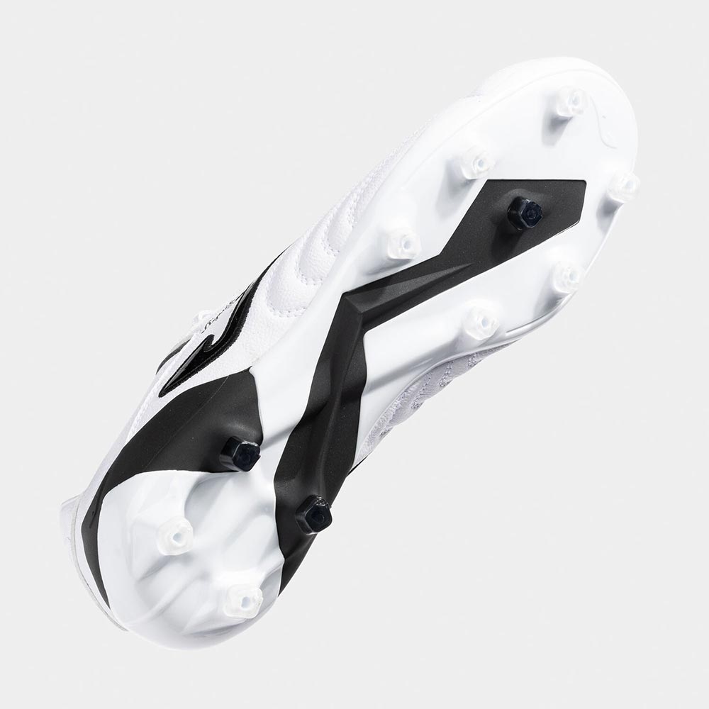 ZAPATILLAS FUTBOL AGUILA CUP 2502 FG BLANCO NEGRO - 5