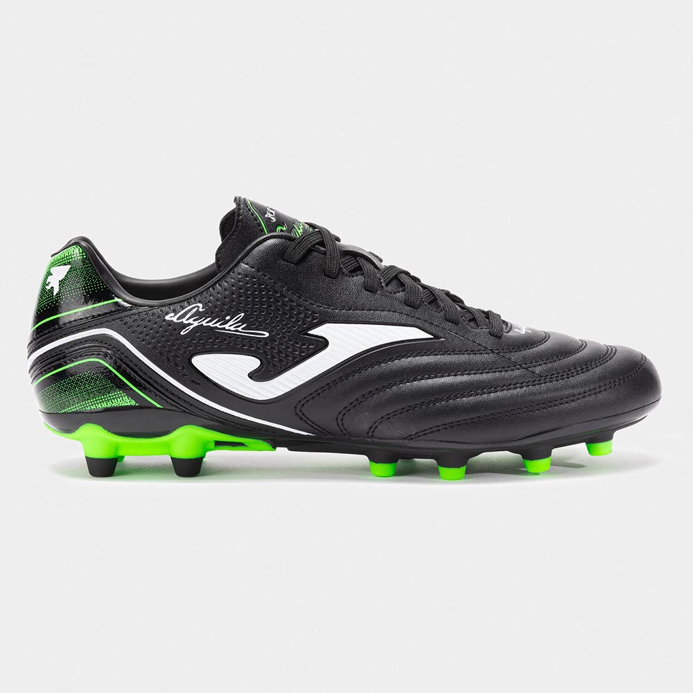 ZAPATILLAS FUTBOL AGUILA 2501 FG NEGRO VERDE - 1