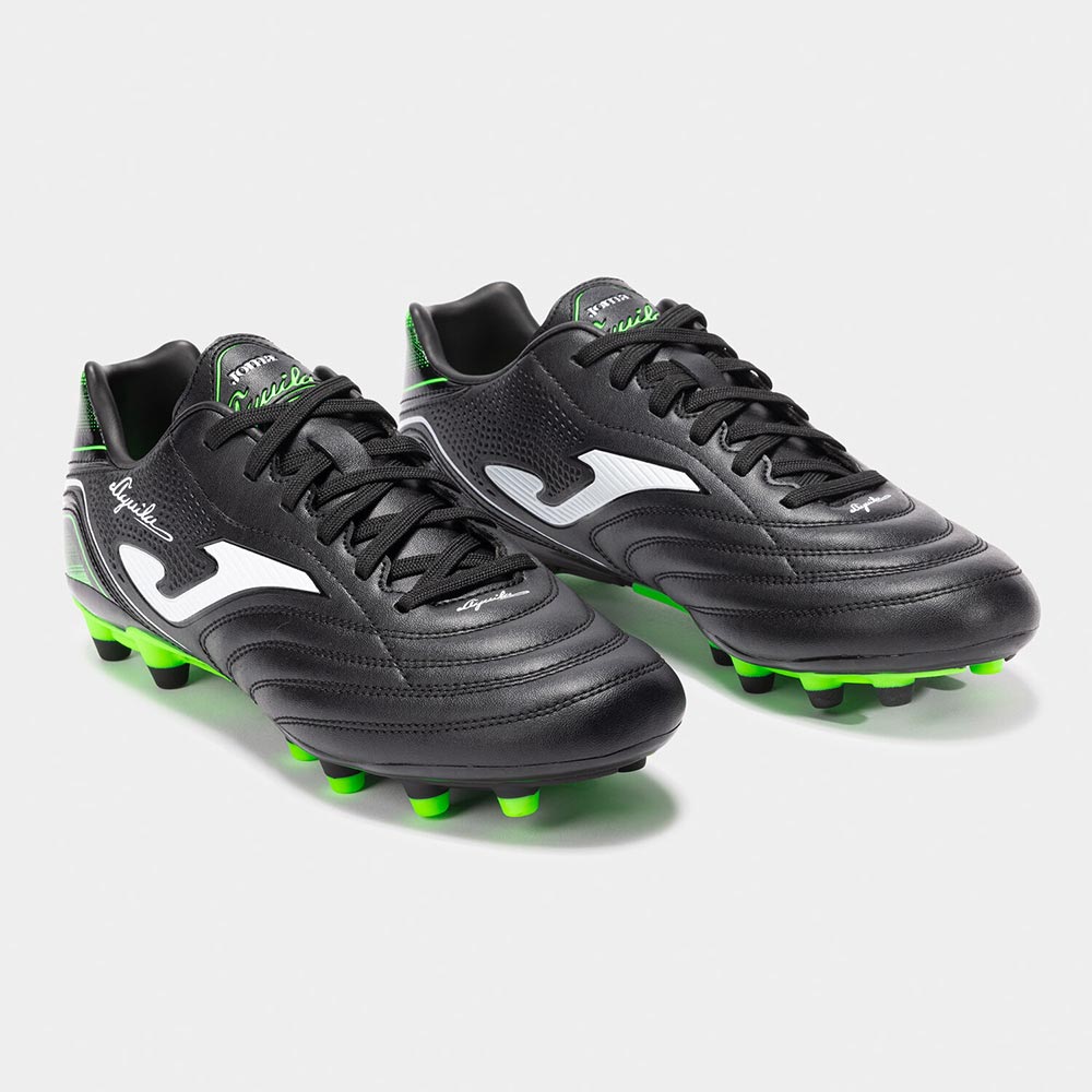 ZAPATILLAS FUTBOL AGUILA 2501 FG NEGRO VERDE - 2