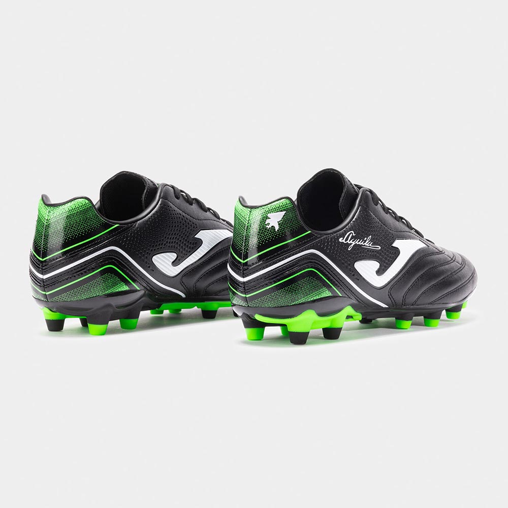 ZAPATILLAS FUTBOL AGUILA 2501 FG NEGRO VERDE - 3