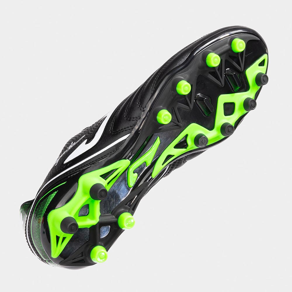 ZAPATILLAS FUTBOL AGUILA 2501 FG NEGRO VERDE - 5