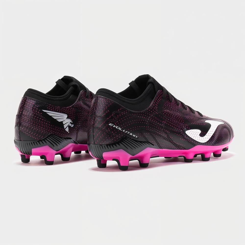 ZAPATILLAS FUTBOL EVOLUTION 2501 FG NEGRO BLANCO - 3