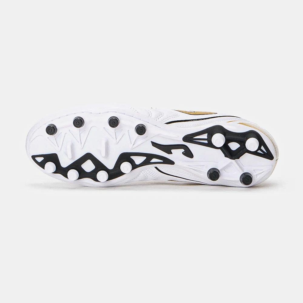 ZAPATILLAS FUTBOL AGUILA 2502 FG BLANCO ORO - 3