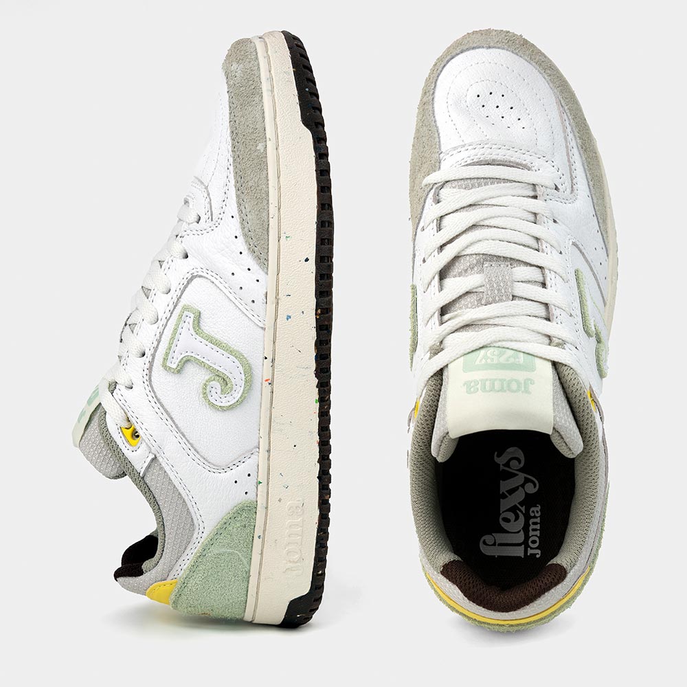 ZAPATILLAS CASUAL C.FLEXYS LADY 2532 BLANCO VERDE - 3
