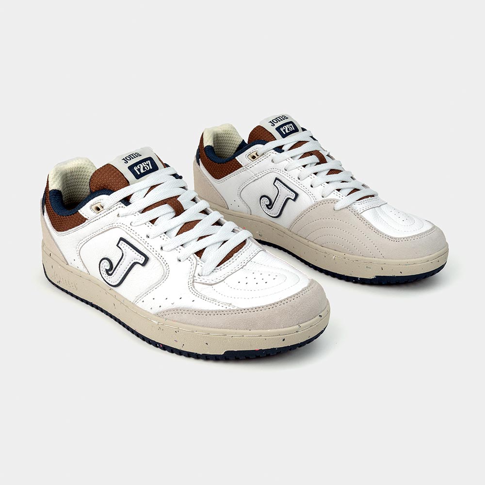 ZAPATILLAS CASUAL C.FLEXYS 2525 BLANCO MARRÓN - 2