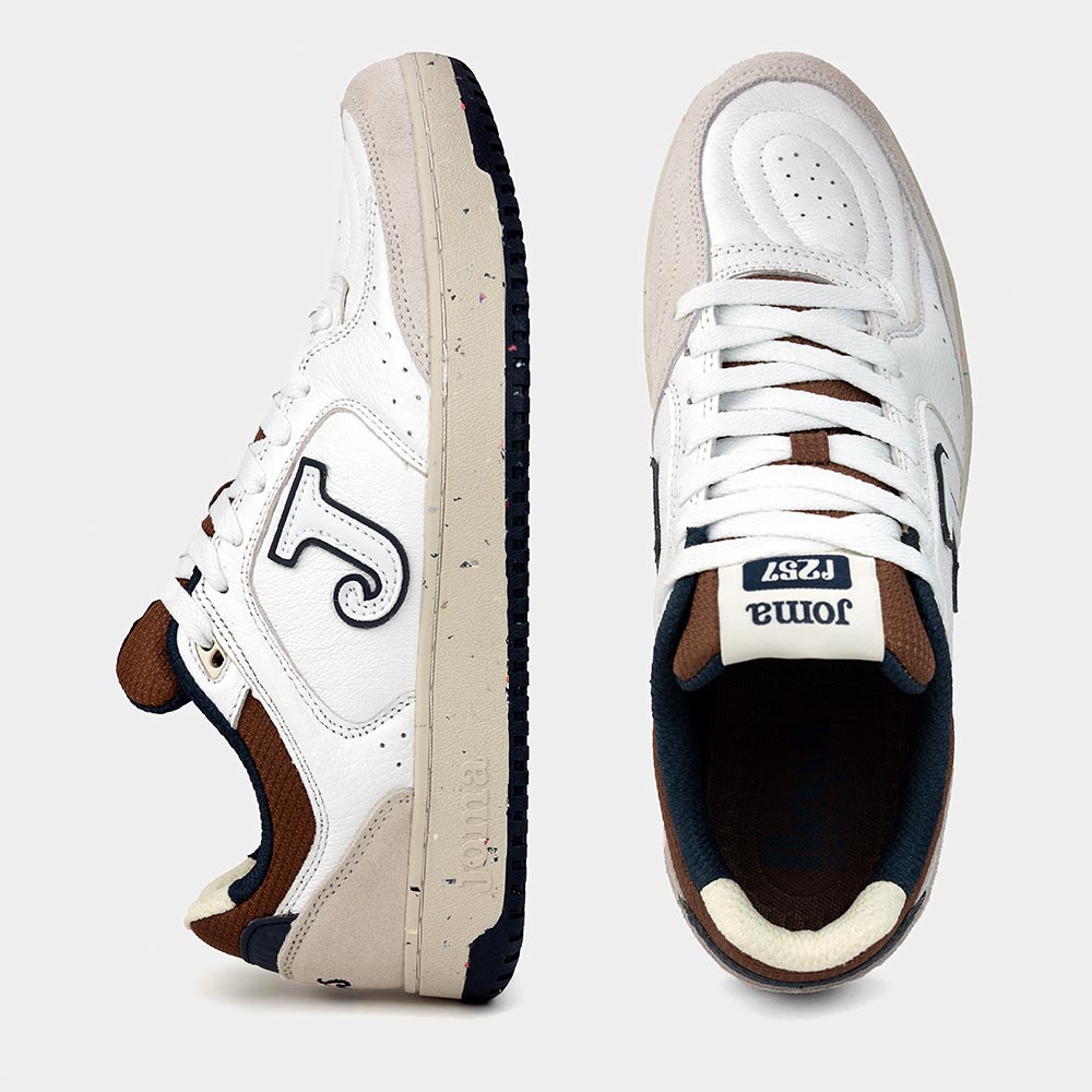 ZAPATILLAS CASUAL C.FLEXYS 2525 BLANCO MARRÓN - 3