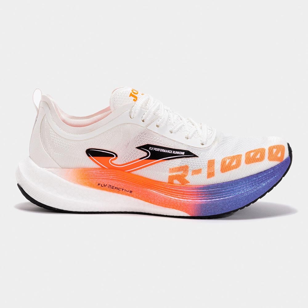 ZAPATILLAS RUNNING R.1000 2502 UNISEX BLANCO NARANJA - 1
